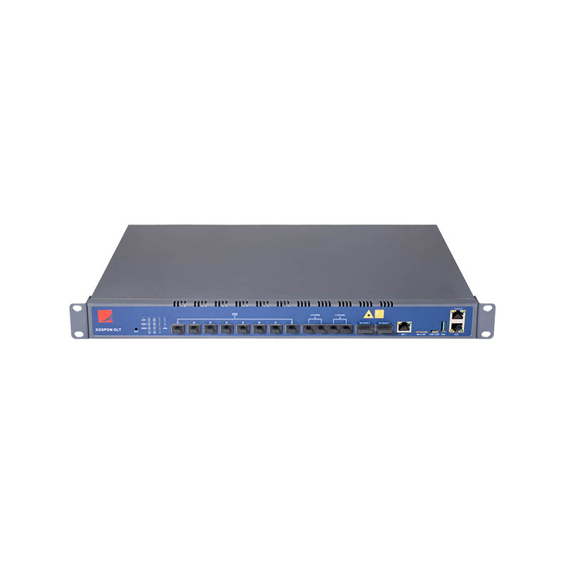 How can OLT achieve multi-user fiber optic access management in an enterprise LAN using an optical splitter?